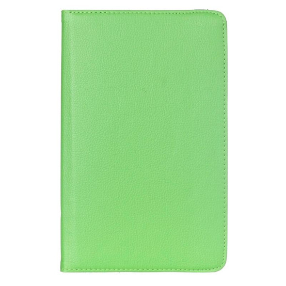 Litchi Texture 360 Degree Rotation Leather Case with Multi-functional Holder for Galaxy Tab E 9.6(Green)