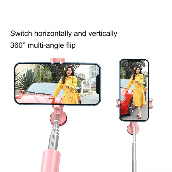 CYKE N-MY Integrated Tripod Bluetooth Live Selfie Stick(Pink)