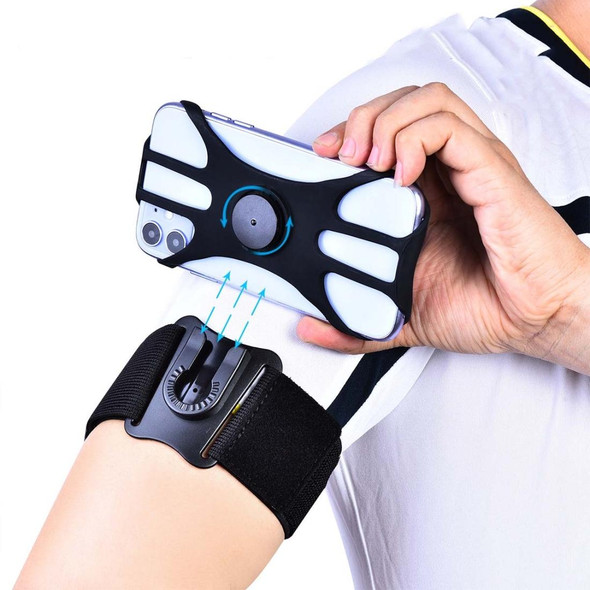Detachable Rotating Arm Wristband Sports Mobile Phone Case  Suitable - 4.5-7 Inch Mobile Phones