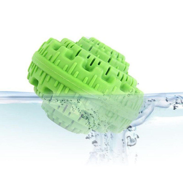 2PCS Green Laundry Reusable Anion Molecules Cleaning Magic Washing Ball