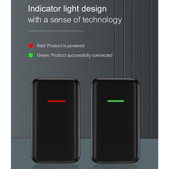Original Car Wired to Wireless iOS Carplay Module Auto Smart Phone Carplay USB Navigation(Black)