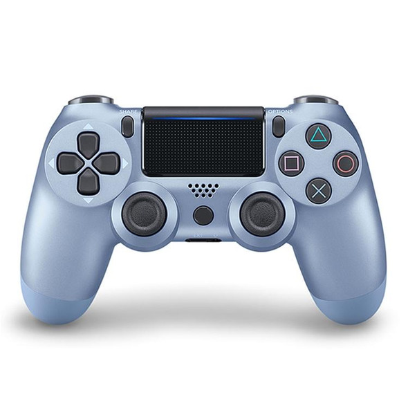 PS4 Wireless Bluetooth Game Controller Gamepad with Light, EU Version(Blue)