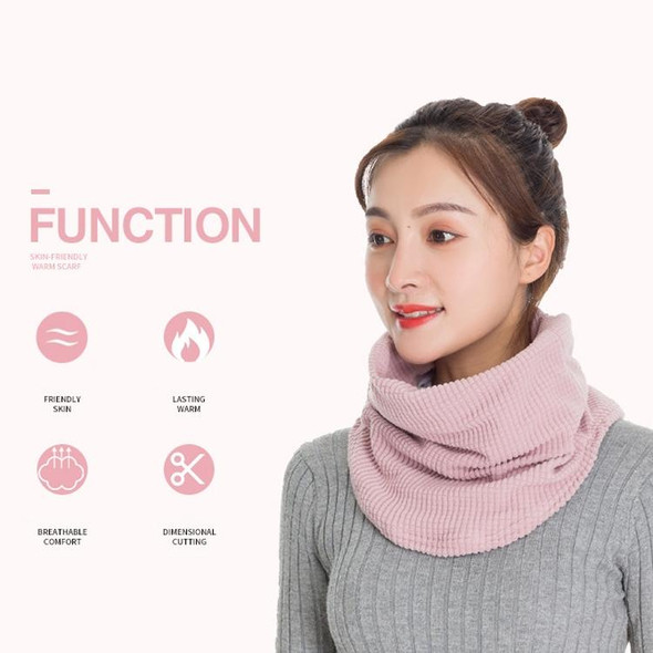 3 In 1 Winter Warmth And Thickening Mask Neck And Ear Protector Riding Cold Protection Scarf for Women(Pink)