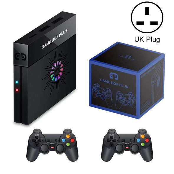 X6 Game Box 4K Video Games Console Magic Box with 2.4GHz Controller, Capacity:128GB(UK Plug)