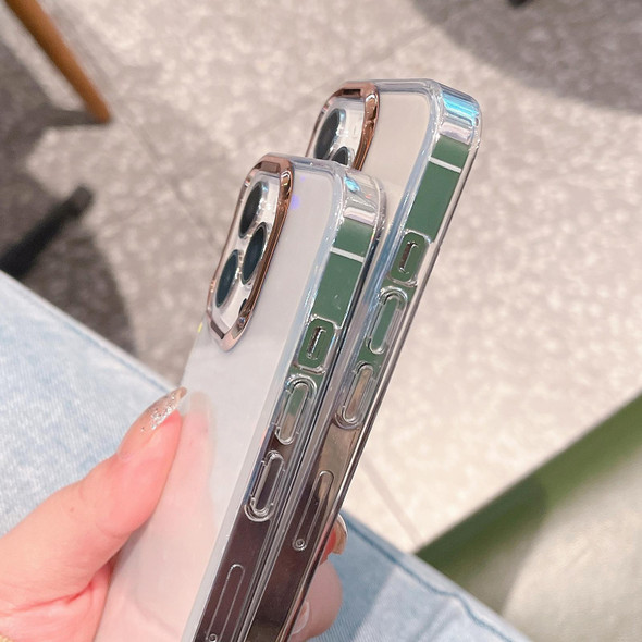 Colorful Laser Electroplating Shockproof Phone Case - iPhone 11(Lingge)
