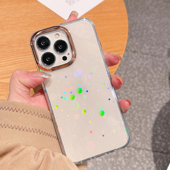 Colorful Laser Electroplating Shockproof Phone Case - iPhone 11(Dot)