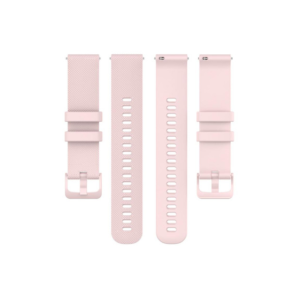 20mm Silicone Watch Band - Huami Amazfit GTS / Samsung Galaxy Watch Active 2 / Gear Sport(Pink)