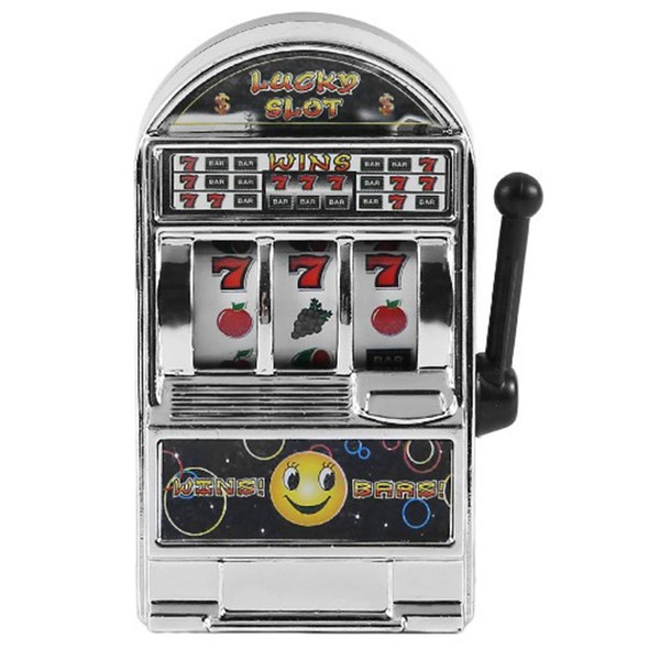 10PCS Vintage Mini Small Slot Machine Lucky Toy for Kid Children(Gold)