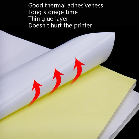 100 Sheets A4 Non-Adhesive Print Paper Blank Writing Adhesive Laser Inkjet Print Label Paper(Matte)