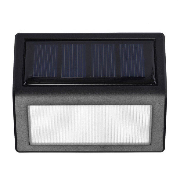 6 LEDs Solar Power IP55 Waterproof Light Sensor Wall Light Deck Lights(Warm Light)