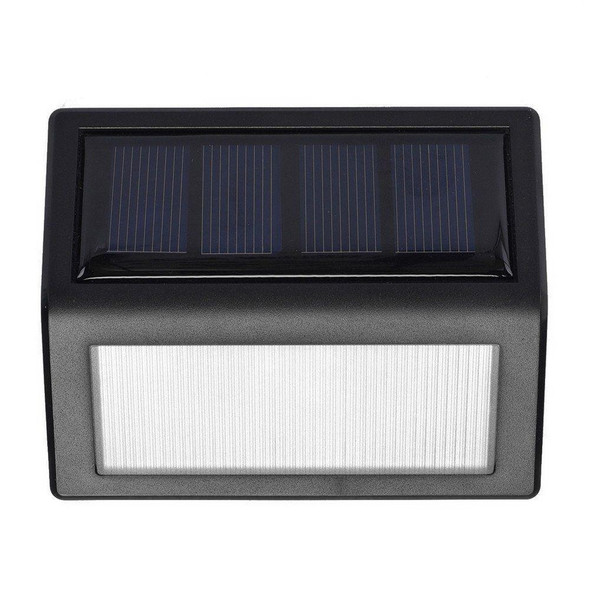 6 LEDs Solar Power IP55 Waterproof Light Sensor Wall Light Deck Lights(White light)