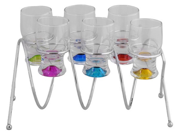 Spiral Stand & Shot Glasses