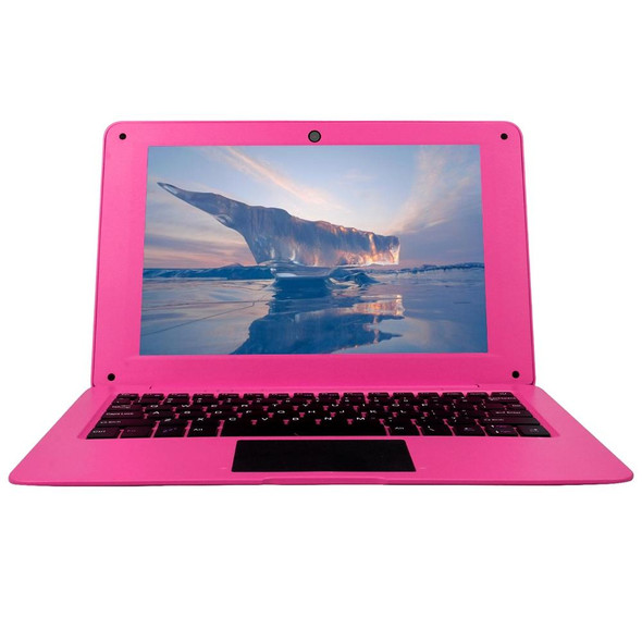 A64 10.1 inch Laptop, 2GB+16GB, Android 7.1,  Allwinner A64 Quad Core CPU 1.3Ghz, Support Bluetooth & WiFi & HDMI, EU Plug(Pink)