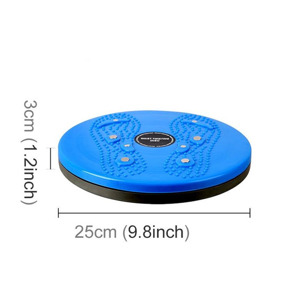 Aerobic Exercise Fitness Magnet Wriggling Waist Disk Twist Board, Size: 25*3cm(Blue)