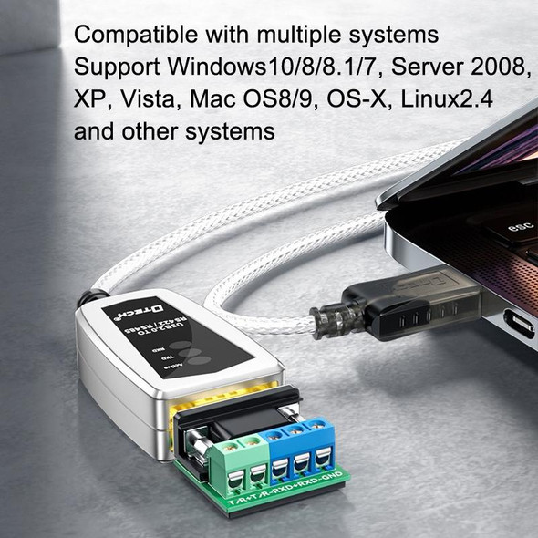 DTECH DT-5019 USB To RS485/422 Industrial Converter Serial Line Communication Adapter(1.2m)