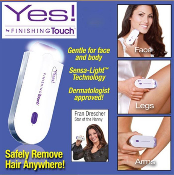 Yes Finishing Touch Women Induction Rechargeable Epilator Laser Hair Removal Apparatus Defeatherer, UK Plug