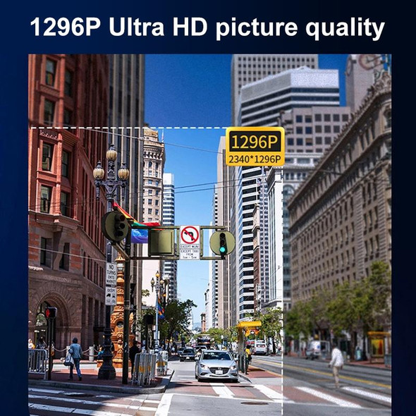 D906 3 inch Car Ultra HD Driving Recorder, Single Recording + GPS + WIFI + Gravity Parking Monitoring + Lane Deviation Warning