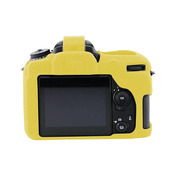 Soft Silicone Protective Case for Nikon D7500(Yellow)