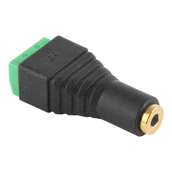 3.5mm Female Plug 3 Pin Terminal Block Stereo Audio Connector