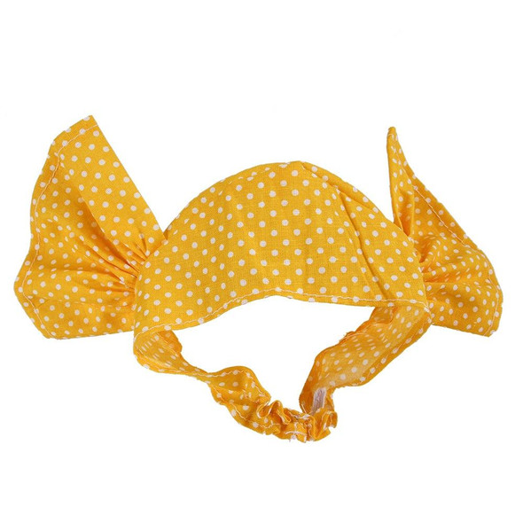 Creative Cat Dog Candy Color Funny Tidy Props Headband Hooded Hat(Yellow Dot )