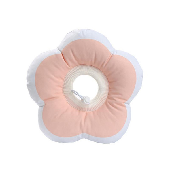 Cute Flower Shaped Pet Anti-licking Collar, Specification: S(Pink)