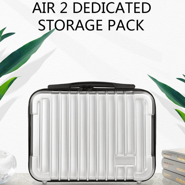 DJI Mavic Air 2 Shockproof Portable ABS Suitcase Storage Bag Protective Box(Black)