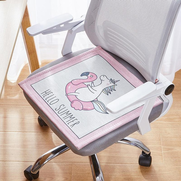 2 PCS Summer Breathable Cushion Office Seat Pad, Size: 50 x 50cm(Horns)