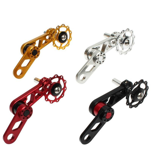 Litepro Folding Bike Guide Wheel LP Oval Chainring Chain Zipper Rear Derailleur Chain(Red)