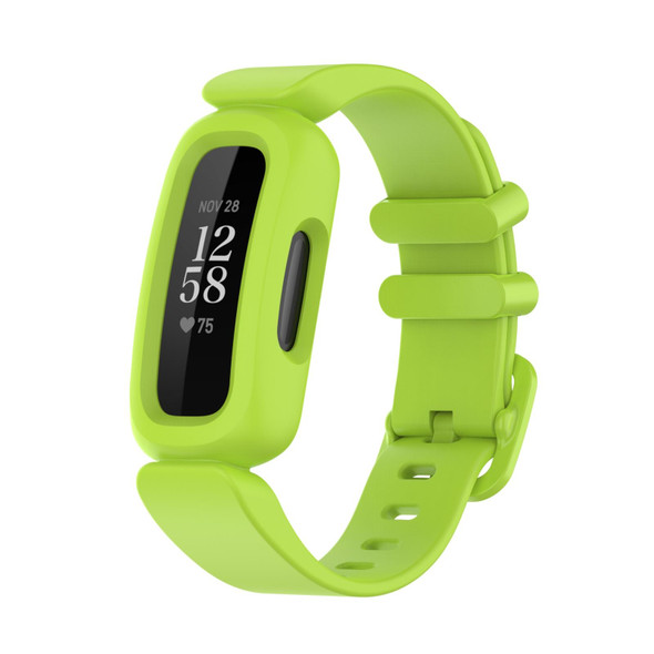 Fitbit Ace 3 Silicone Integrated Watch Band(Lime Green)