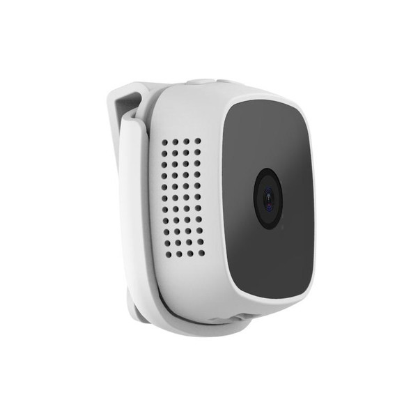CAMSOY C9 HD 1280 x 720P 70 Degree Wide Angle Wireless WiFi Wearable Intelligent Surveillance Camera, Support Infrared Right Vision & Motion Detection Alarm & Loop Recording & Timed Capture(White)