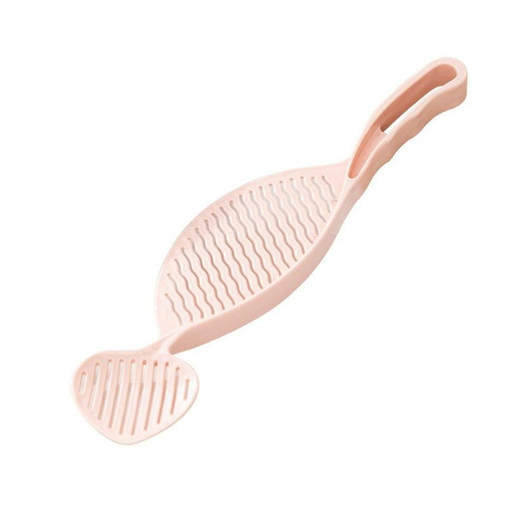 10 PCS Multifunctional Draining Rice Cleaning Device Kitchen Hollow Rice Washing Rice Block(Pink)