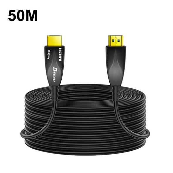 DTECH HDMI 2.0 Version Fiber Optical Line 4K 60Hz Large Screen TV Engineering Wiring, Length: 50m