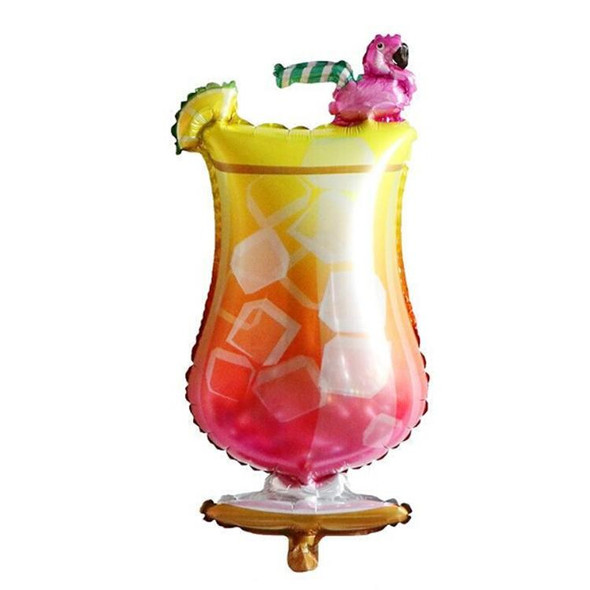 2 PCS Birthday Party Celebration Decoration Wine Bottle Wine Glass Foil Balloon, Specificate:Flamingo Wine Glass
