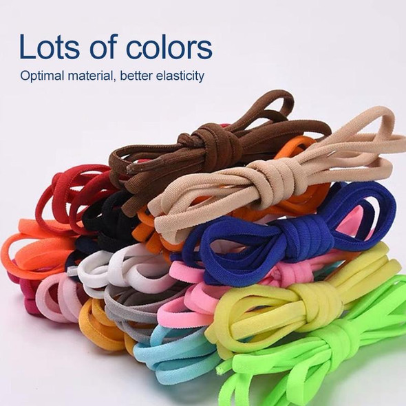 10 Pairs Elastic Metal Buckle without Tying Shoelaces(Pink)