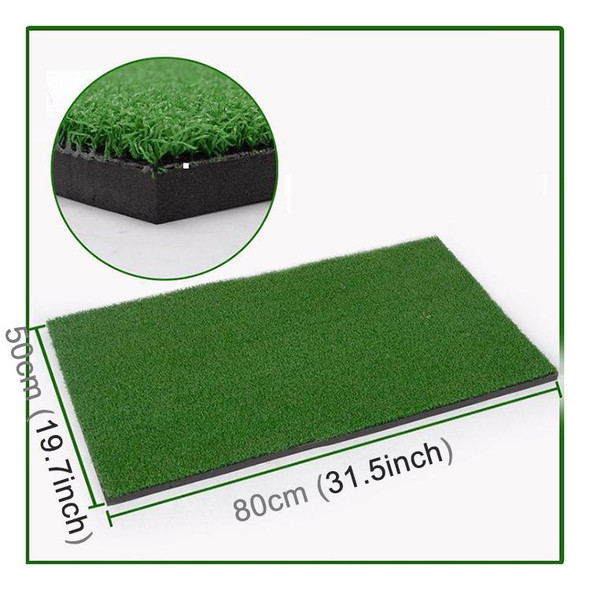 Indoor Golf Practice Mat EVA Materials Golf Exercise Mat with TEE Regular Edition, Size: 50*80cm