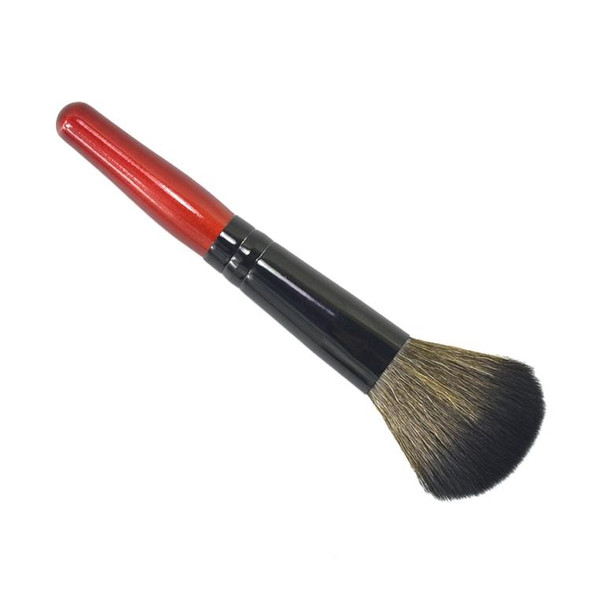 5 PCS Wooden Handle Soft Head Buffer Foundation Powder Blush Brush Makeup Tools (Wine Red)
