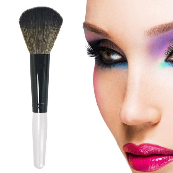 5 PCS Wooden Handle Soft Head Buffer Foundation Powder Blush Brush Makeup Tools (White)