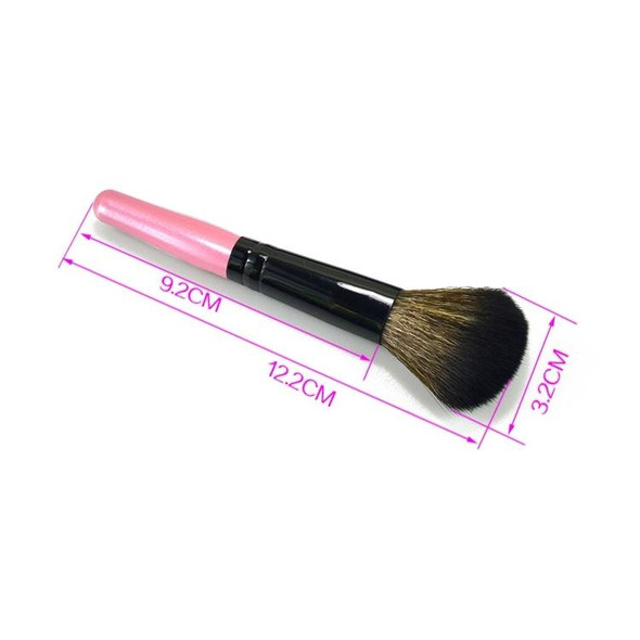 5 PCS Wooden Handle Soft Head Buffer Foundation Powder Blush Brush Makeup Tools (Pink)