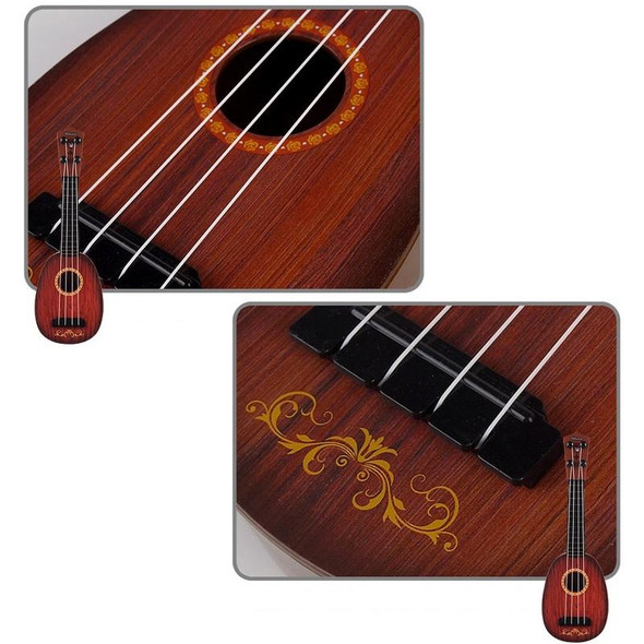 2 PCS Children Music Enlightenment Ukuleles, Size: 36.5*11.5cm, Random Color Delivery