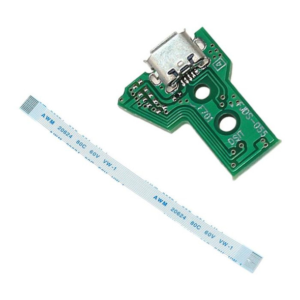 JCD JDS-055 USB Charging Port Board with 12 Pin FPC Flex Cable - PS4