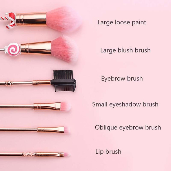 Christmas Makeup Brush Gift Elk Beginner Set Beauty Tool Set, Specification:8 PCS Double-sided