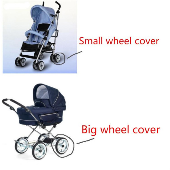 Household Dust-proof And Dirty-proof Wheel Cover Baby Wheel Cover, Size:S(Black)