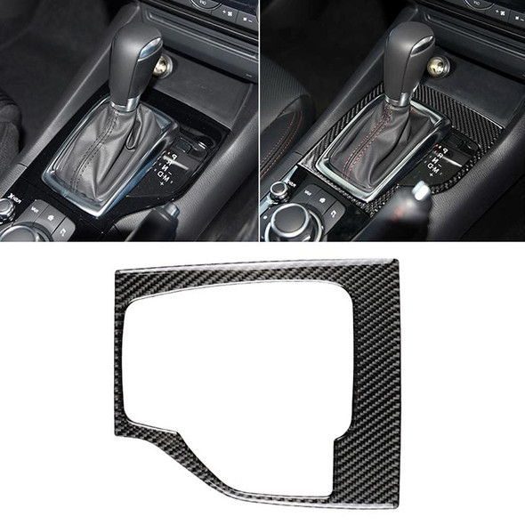 Car Carbon Fiber Right Drive Gear Frame A Decorative Sticker for Mazda Axela 2013-2016