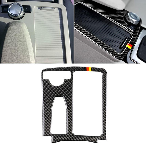 Car German Flag Carbon Fiber Left Drive Gear Position Panel Decorative Sticker for Mercedes-Benz W204 2007-2013 / W212 2010-2012