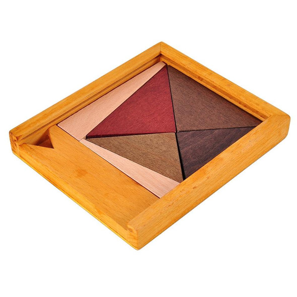 Wooden Educational Toys Intelligence Jigsaw Puzzles(Triangle)