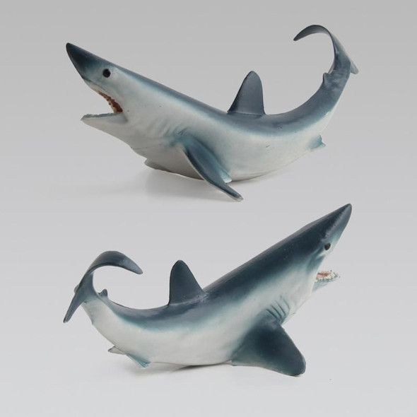 3 PCS Simulation Marine Animal Model Ornaments Mako Shark