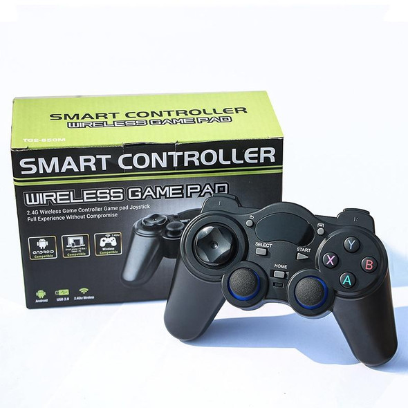 2.4G Wireless Singles Gamepad - PC / PS3 / PC360 / Android TV Phones, Configure: USB Receiver + Android Receiver + Type-C