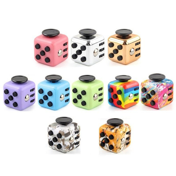 3 PCS Cube Decompression Toys - Adults & Children Unlimited Dice Vent Toys, Colour: Pink