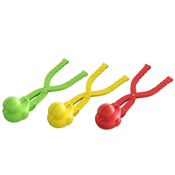 3 PCS Large  Duck Children Winter Outdoor Playing With Snow Grippers Snowball Fight Tools, Random Color Delivery