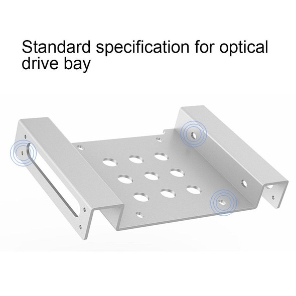 ORICO AC52535-1S 2.5 & 3.5 inch SSD Solid State Rack Aluminum Hard Drive Caddy(Silver)